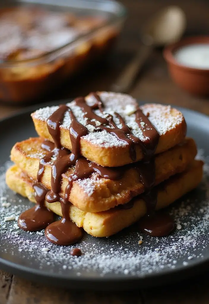 30 All Recipes French Toast Casserole Ideas For Breakfast 9 30 All Recipes French Toast Casserole Ideas For Breakfast - 9. Nutella Stuffed French Toast Casserole