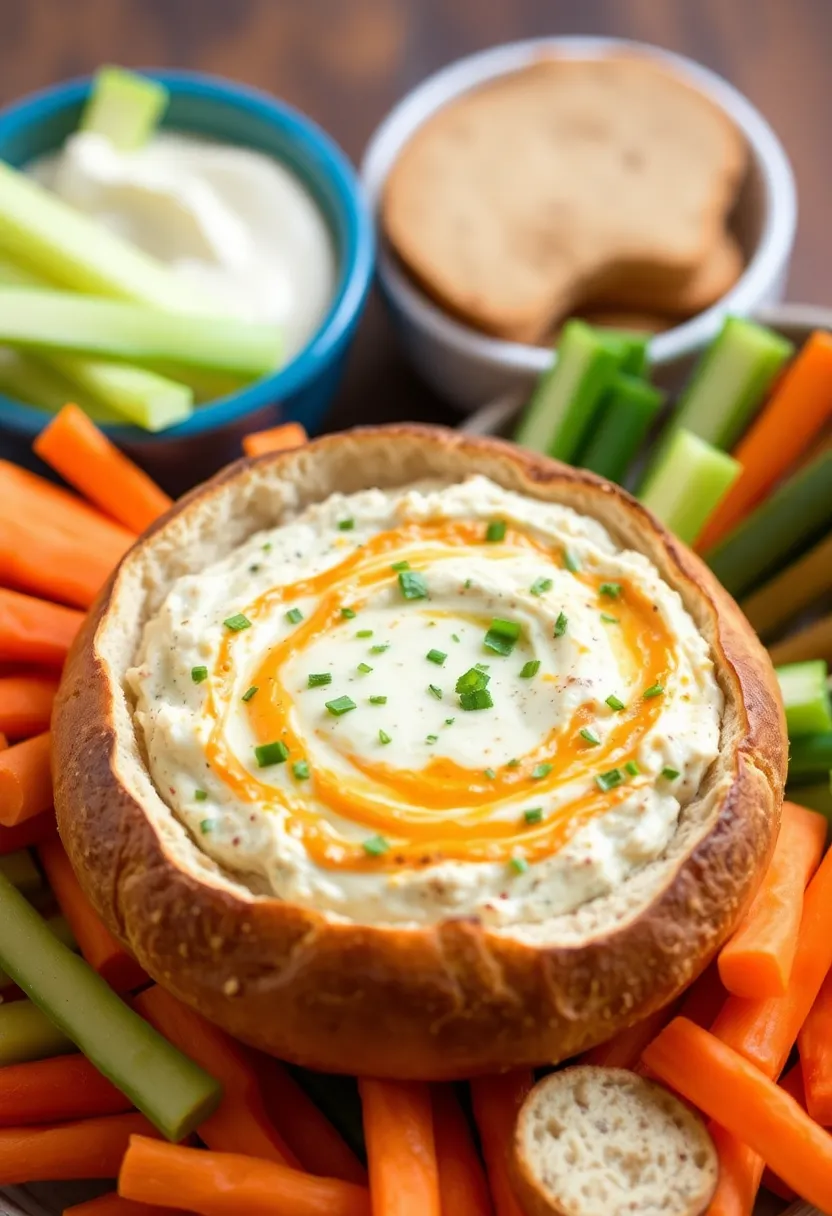 30 Cob Loaf Dip Recipes French Onion Style For Parties 10 30 Cob Loaf Dip Recipes French Onion Style For Parties - 10. Ranch Chicken Cob Dip
