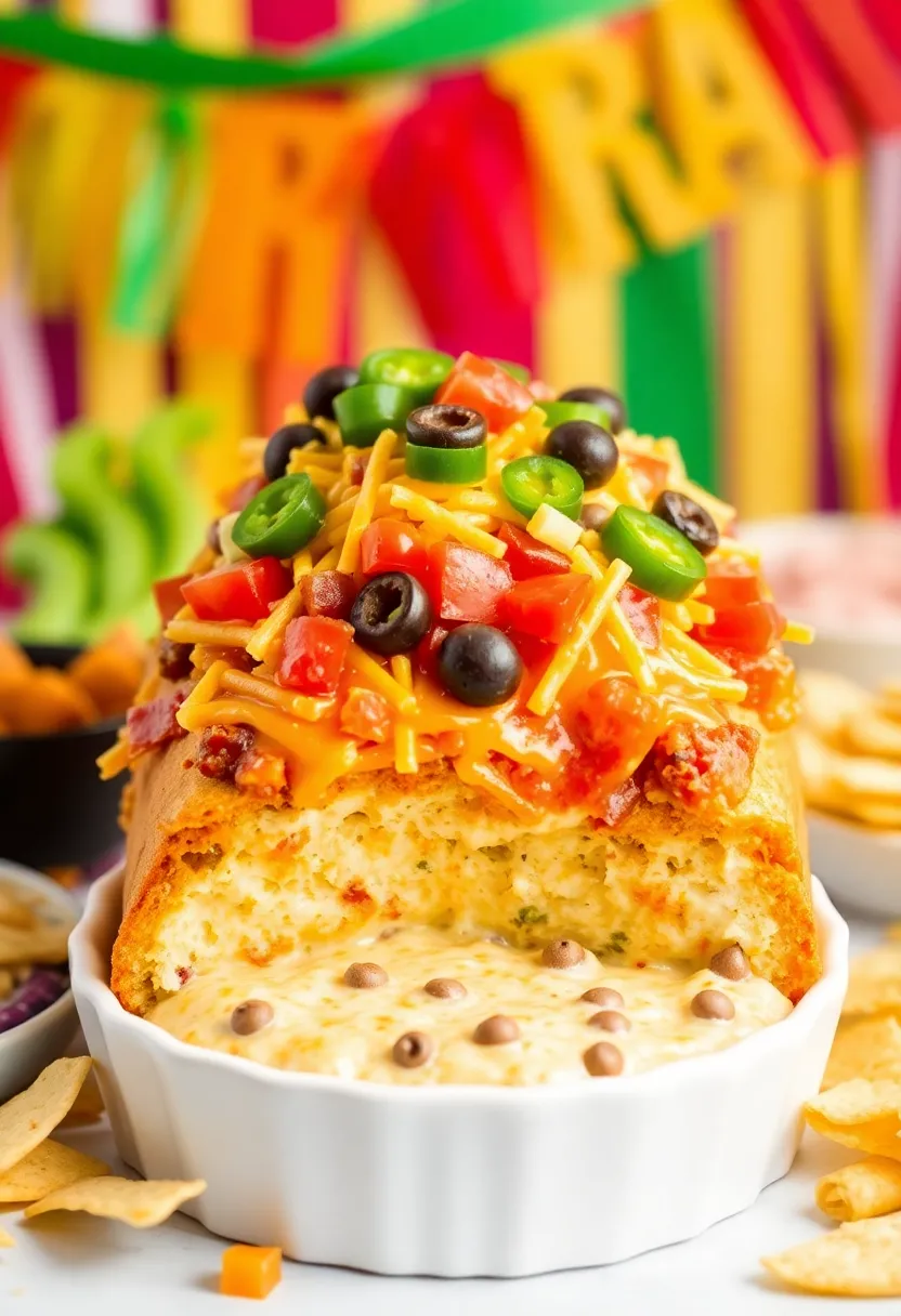 30 Cob Loaf Dip Recipes French Onion Style For Parties 13 30 Cob Loaf Dip Recipes French Onion Style For Parties - 13. Loaded Nacho Cob Loaf Dip