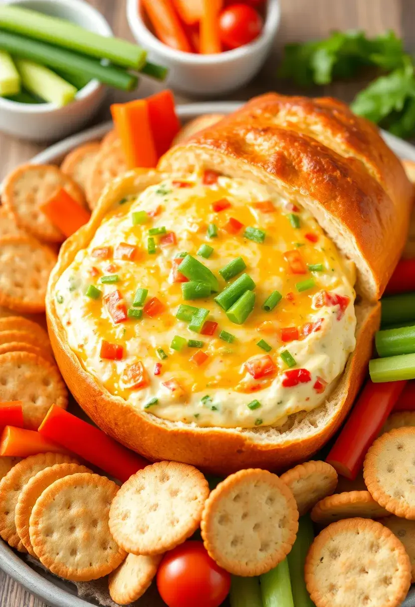 30 Cob Loaf Dip Recipes French Onion Style For Parties 17 30 Cob Loaf Dip Recipes French Onion Style For Parties - 17. Creamy Pepper and Cheese Cob Loaf Dip