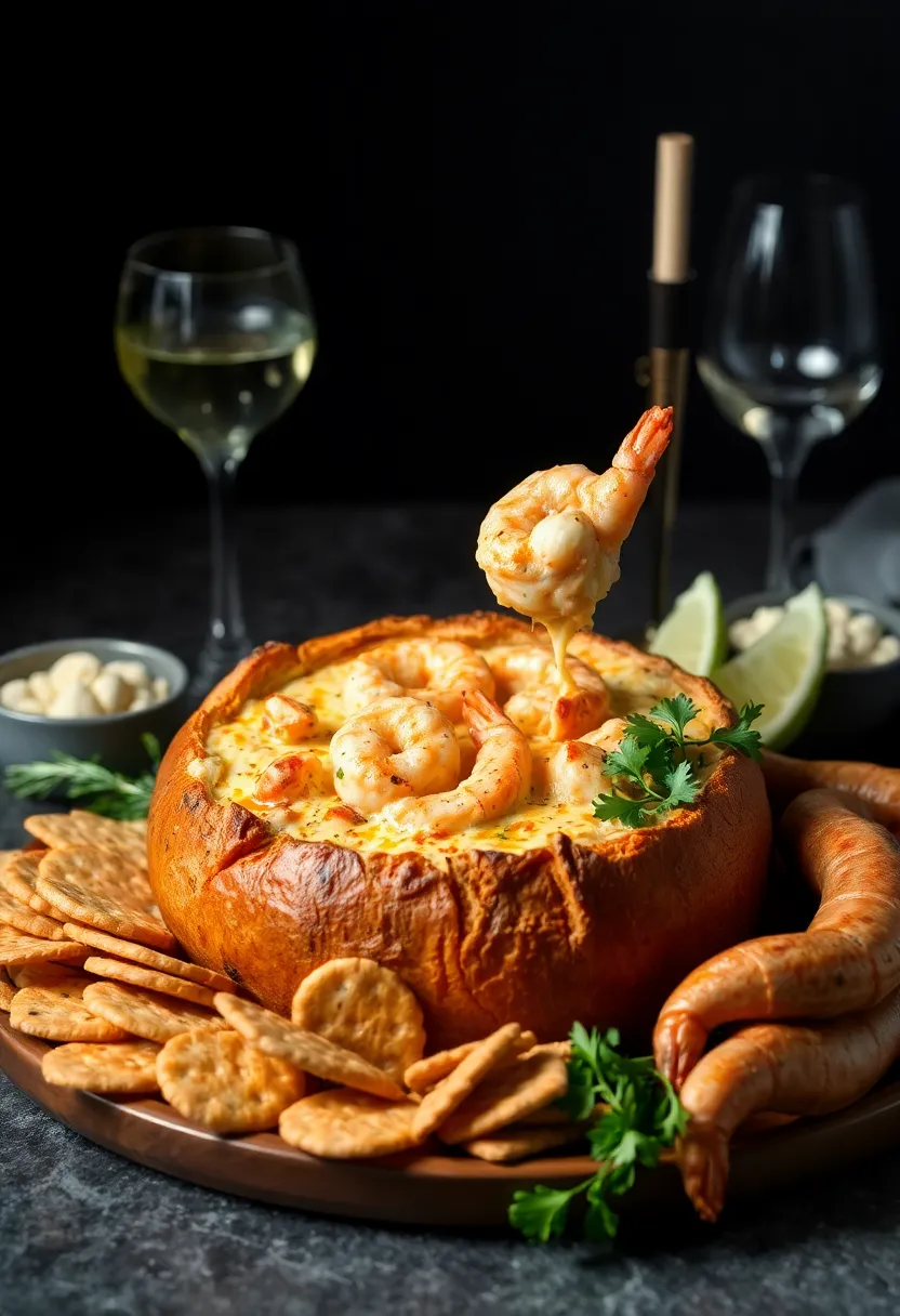 30 Cob Loaf Dip Recipes French Onion Style For Parties 19 30 Cob Loaf Dip Recipes French Onion Style For Parties - 19. Cheesy Shrimp and Crab Cob Dip