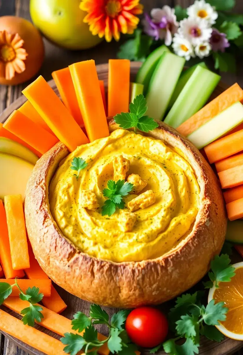 30 Cob Loaf Dip Recipes French Onion Style For Parties 22 30 Cob Loaf Dip Recipes French Onion Style For Parties - 22. Curried Chicken and Mango Cob Dip