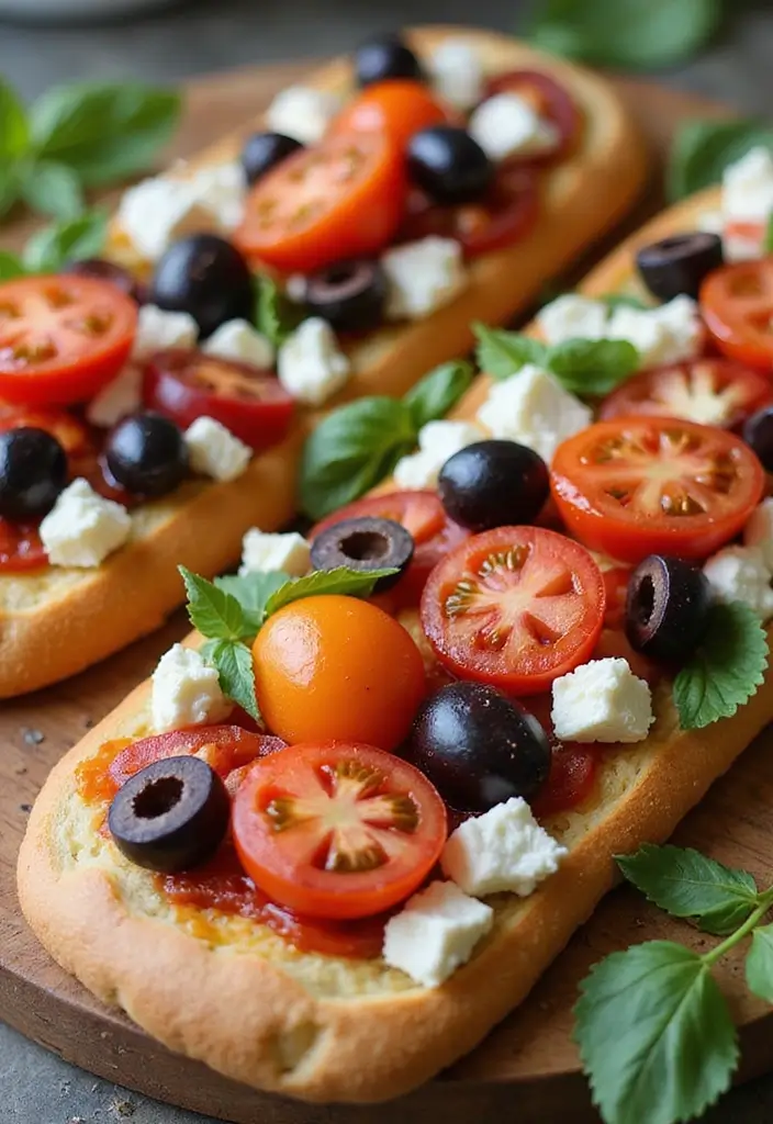 30 French Bread Pizza Recipes Kids And Adults Enjoy 13 30 French Bread Pizza Recipes Kids And Adults Enjoy - 13. Mediterranean French Bread Pizza