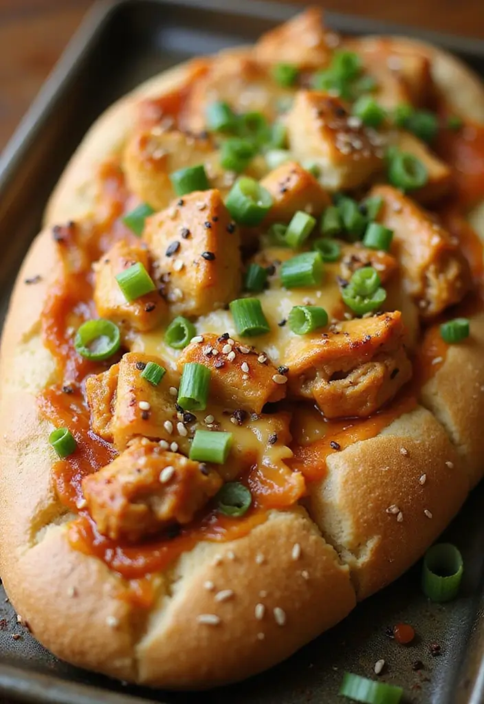 30 French Bread Pizza Recipes Kids And Adults Enjoy 17 30 French Bread Pizza Recipes Kids And Adults Enjoy - 17. Sesame Chicken French Bread Pizza