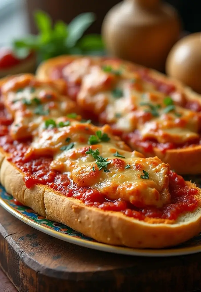 30 French Bread Pizza Recipes Kids And Adults Enjoy 23 30 French Bread Pizza Recipes Kids And Adults Enjoy - 23. Chicken Parmesan French Bread Pizza