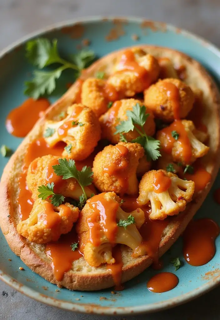 30 French Bread Pizza Recipes Kids And Adults Enjoy 6 30 French Bread Pizza Recipes Kids And Adults Enjoy - 6. Buffalo Cauliflower French Bread Pizza