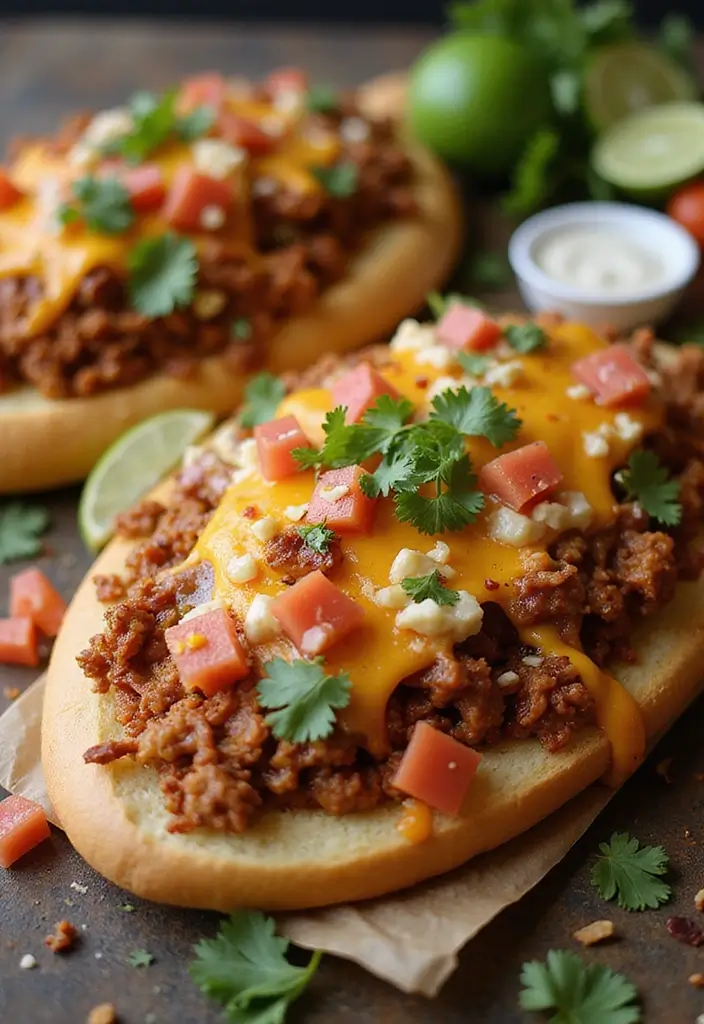 30 French Bread Pizza Recipes Kids And Adults Enjoy 7 30 French Bread Pizza Recipes Kids And Adults Enjoy - 7. Taco French Bread Pizza