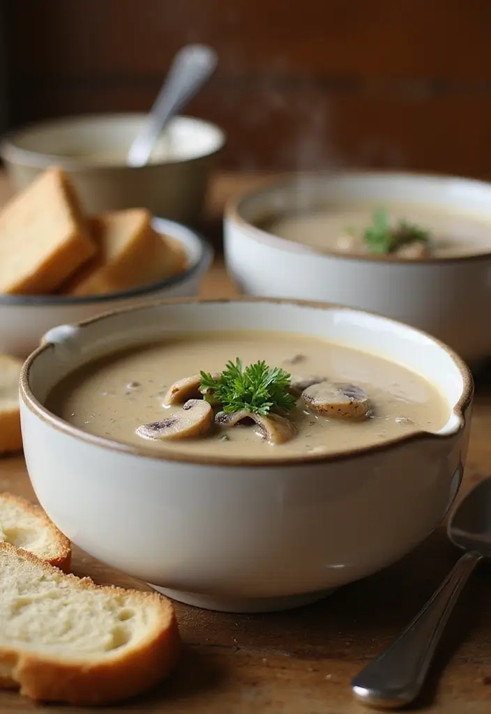 30 French Mushroom Soup Recipes Rich And Creamy 1. Classic French Cream of Mushroom Soup