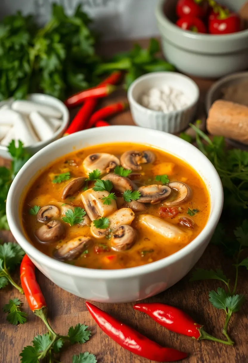 30 French Mushroom Soup Recipes Rich And Creamy 25. Sweet and Spicy Mushroom Soup