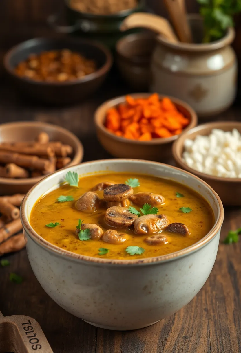 30 French Mushroom Soup Recipes Rich And Creamy 28. Curried Mushroom Soup