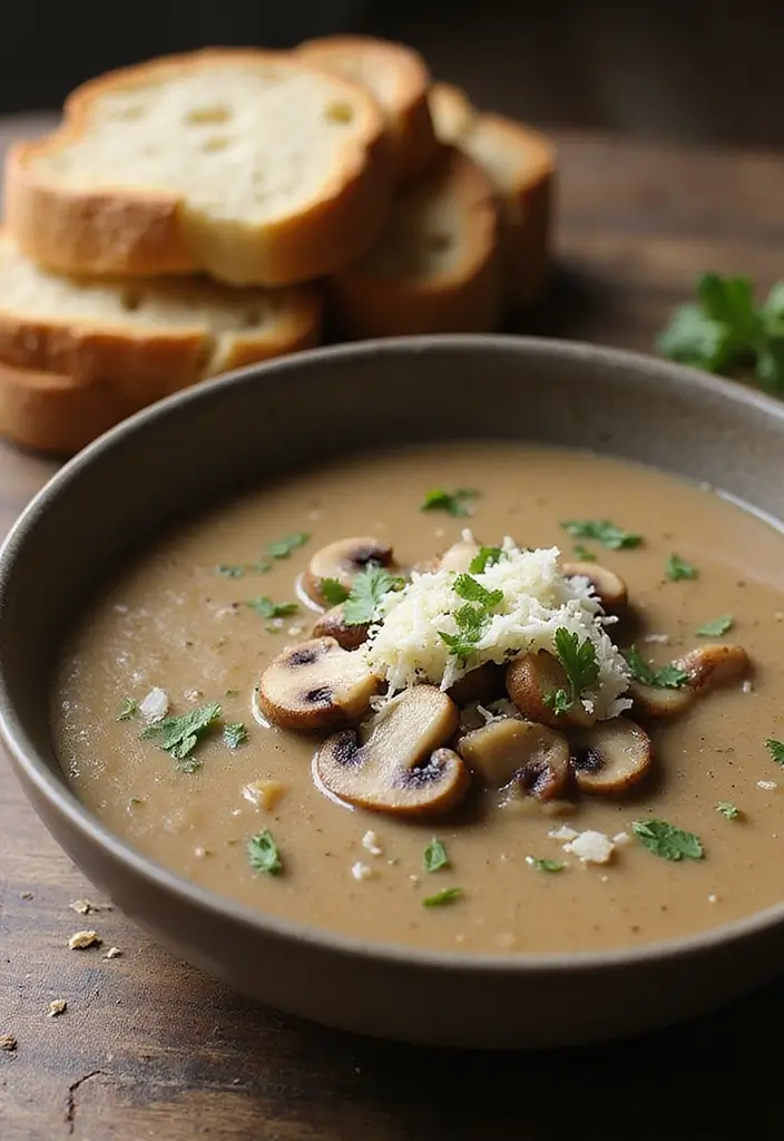30 French Mushroom Soup Recipes Rich And Creamy 4. Creamy Porcini Mushroom Soup