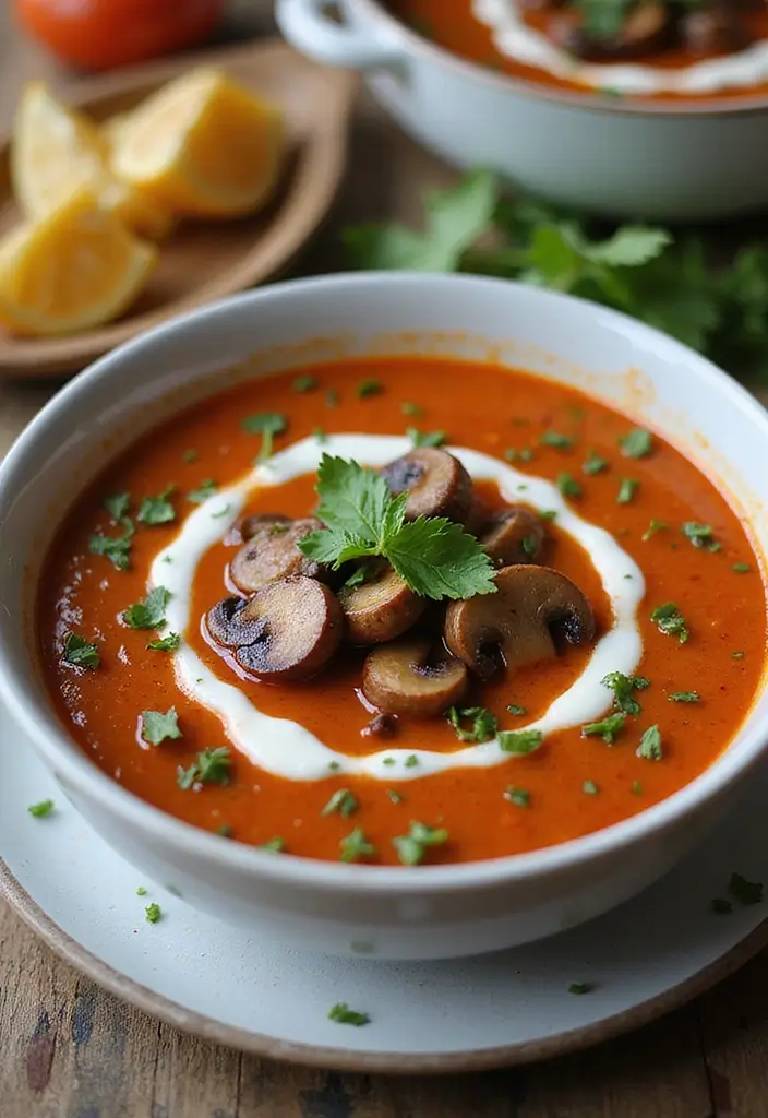 30 French Mushroom Soup Recipes Rich And Creamy 8. Smoky Chipotle Mushroom Soup