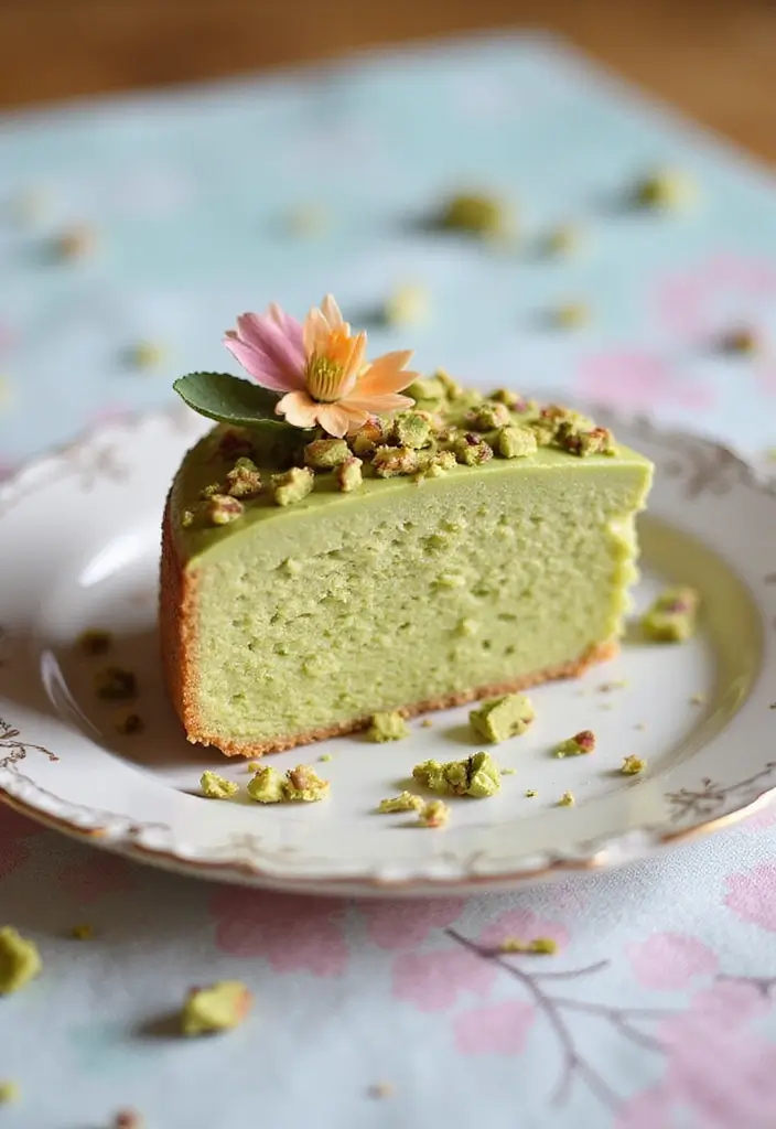 30 French Pastries Recipes Sweet Treats To Indulge In - 27. Elegant Pistachio Cake