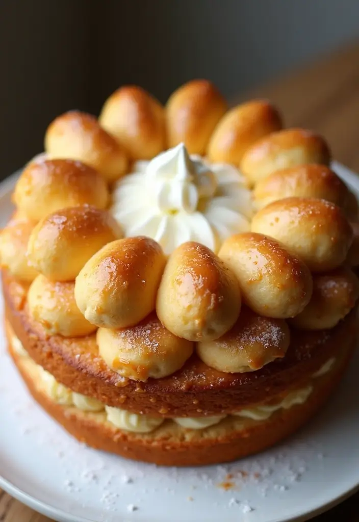 30 French Pastries Recipes Sweet Treats To Indulge In - 7. Elegant Saint-Honoré Cake