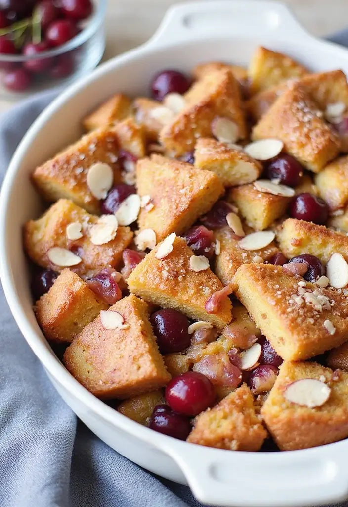 30 French Toast Casserole Recipes That Wow A Crowd 16 30 French Toast Casserole Recipes That Wow A Crowd - 16. Cherry Almond French Toast Casserole