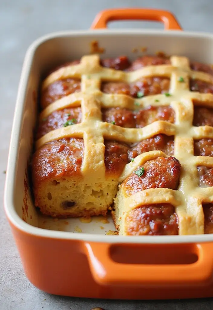 30 French Toast Casserole Recipes That Wow A Crowd 22 30 French Toast Casserole Recipes That Wow A Crowd - 22. Hot Cross Bun French Toast Casserole
