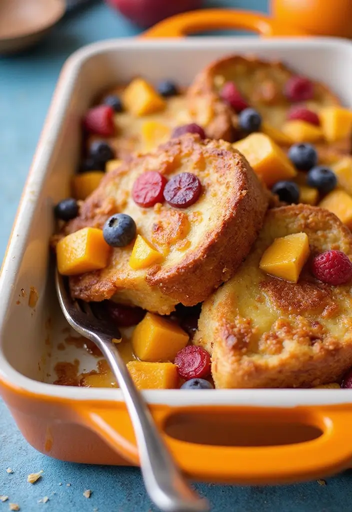 30 French Toast Casserole Recipes That Wow A Crowd 26 30 French Toast Casserole Recipes That Wow A Crowd - 26. Tropical Fruit French Toast Casserole