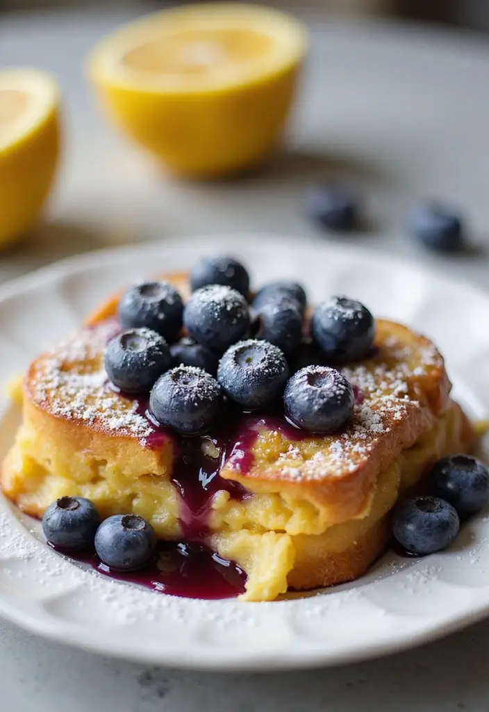 30 French Toast Casserole Recipes That Wow A Crowd 5 30 French Toast Casserole Recipes That Wow A Crowd - 5. Blueberry Lemon French Toast Casserole