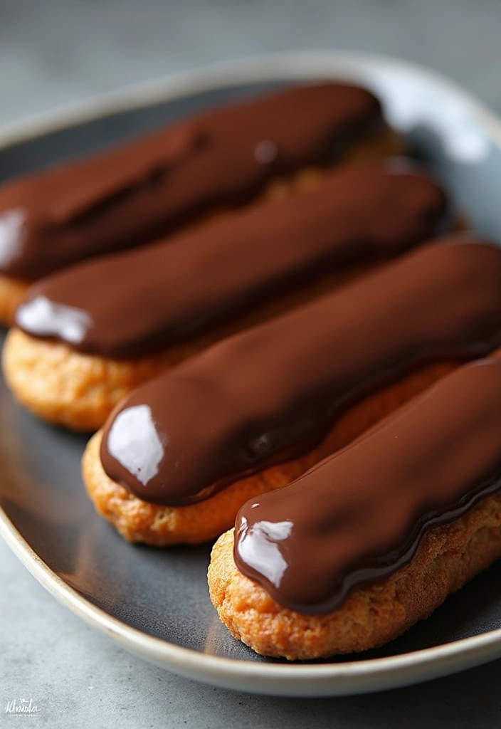 30 Gluten Free French Recipes Everyone Can Enjoy 3 30 Gluten Free French Recipes Everyone Can Enjoy - 3. Éclairs with Chocolate Ganache