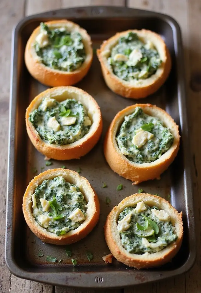 30 Recipes With French Bread That Never Fail 14 30 Recipes With French Bread That Never Fail - 14. French Bread Ramekins with Creamy Dip