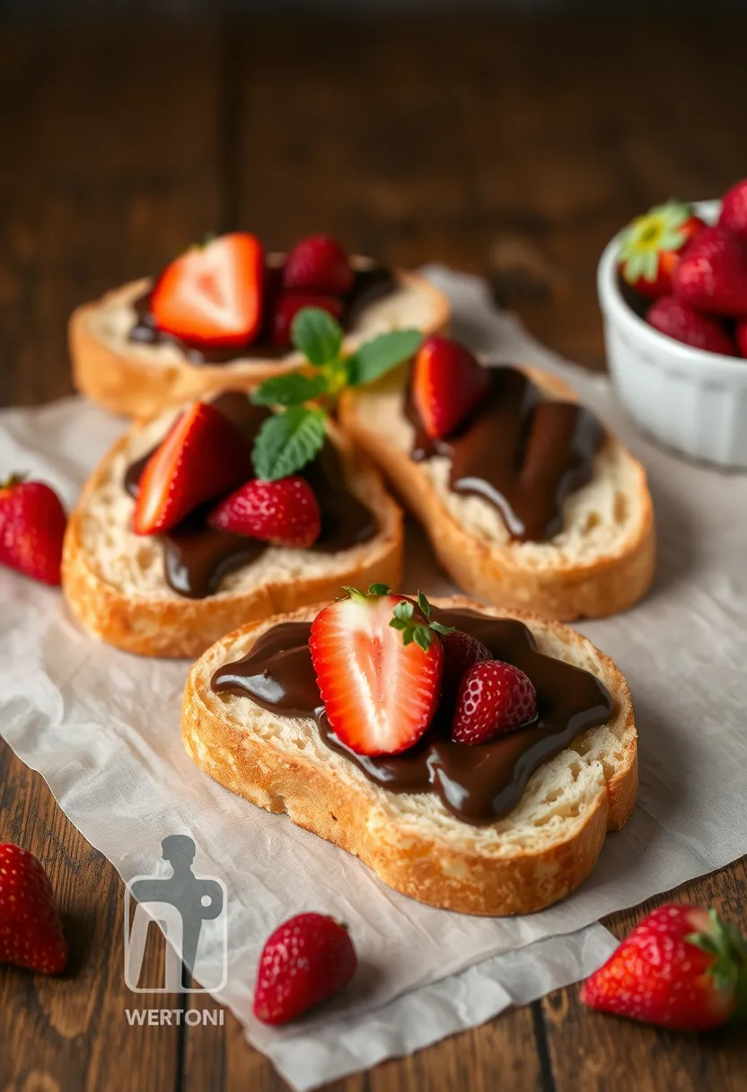 30 Recipes With French Bread That Never Fail 28 30 Recipes With French Bread That Never Fail - 28. French Bread with Chocolate and Strawberries