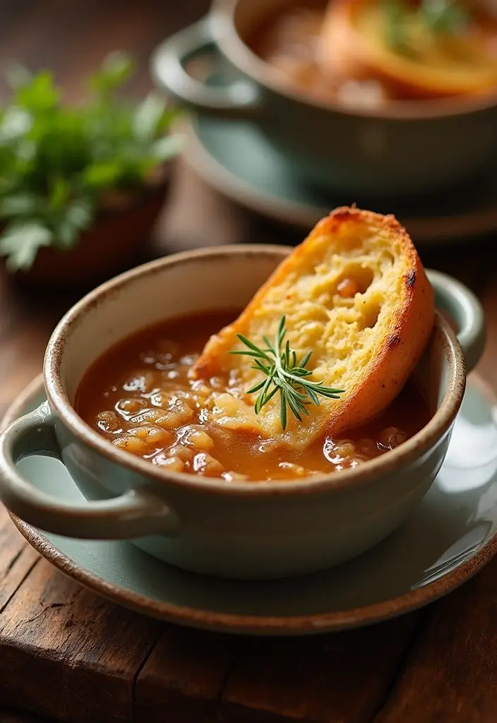 30 Recipes With French Bread That Never Fail 4 30 Recipes With French Bread That Never Fail - 4. French Onion Soup with French Bread