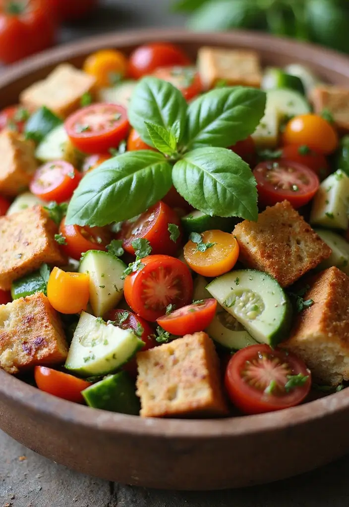 30 Recipes With French Bread That Never Fail 9 30 Recipes With French Bread That Never Fail - 9. French Bread Salad (Panzanella)