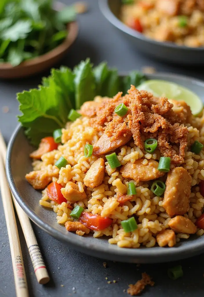 30 Recipes With French Fried Onions: Crispy And Delicious 12 30 Recipes With French Fried Onions: Crispy And Delicious - 12. Chicken Fried Rice with Onions