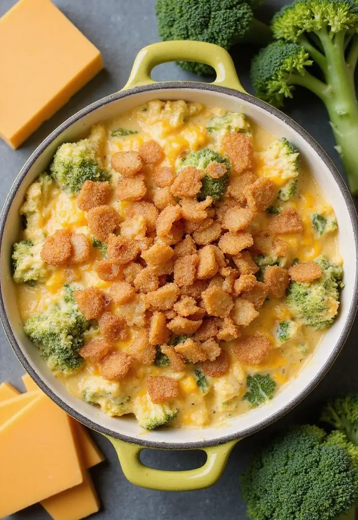 30 Recipes With French Fried Onions: Crispy And Delicious 7 30 Recipes With French Fried Onions: Crispy And Delicious - 7. Broccoli Cheddar Casserole