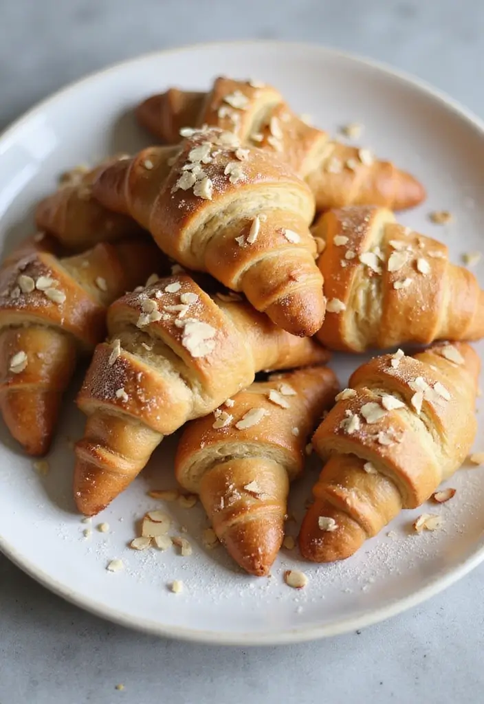 30 Vegan French Pastry Recipes That Impress 11 30 Vegan French Pastry Recipes That Impress - 11. Vegan Almond Croissants