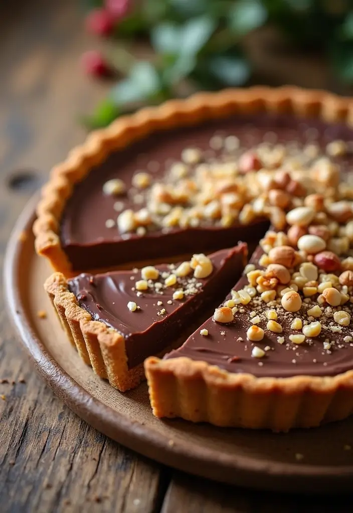 30 Vegan French Pastry Recipes That Impress 22 30 Vegan French Pastry Recipes That Impress - 22. Vegan Nutella Tart