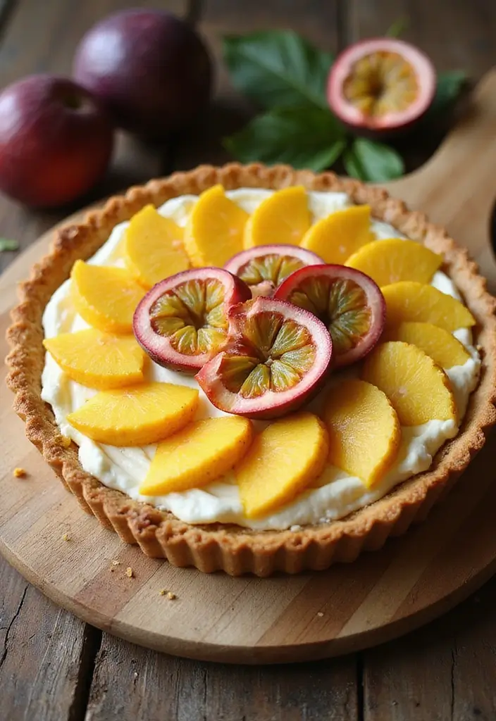 30 Vegan French Pastry Recipes That Impress 23 30 Vegan French Pastry Recipes That Impress - 23. Vegan Passion Fruit Tart