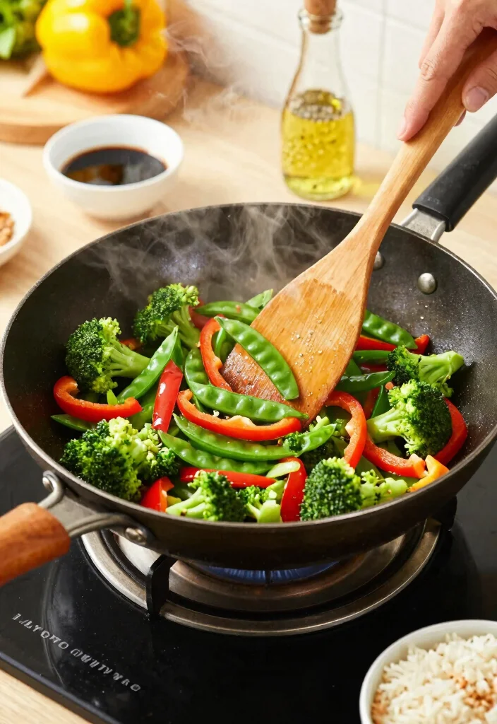 10 Dinner Video Recipes for Easy Step by Step Cooking - 3. Easy Veggie Stir-Fry 1