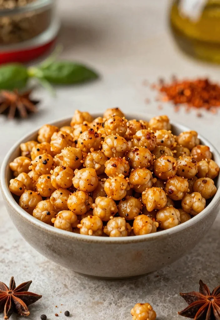 10 Healthy Gourmet Recipes for Elevated Clean Eating - 7. Spicy Roasted Chickpeas 1