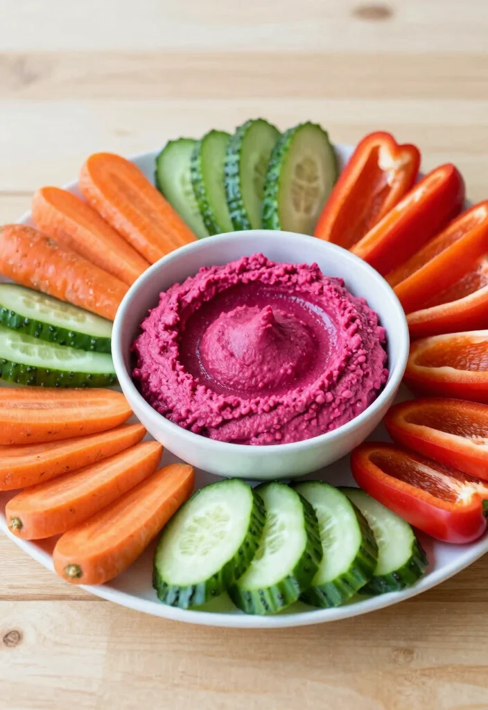 10 Healthy Gourmet Recipes for Elevated Clean Eating - 8. Beetroot Hummus 1