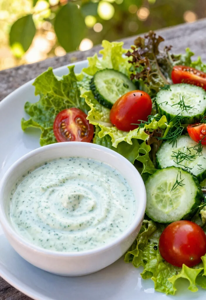 10 Healthy Greek Yogurt Dressing Recipes for Clean Eating - 1. Creamy Cucumber Dill Dressing 1