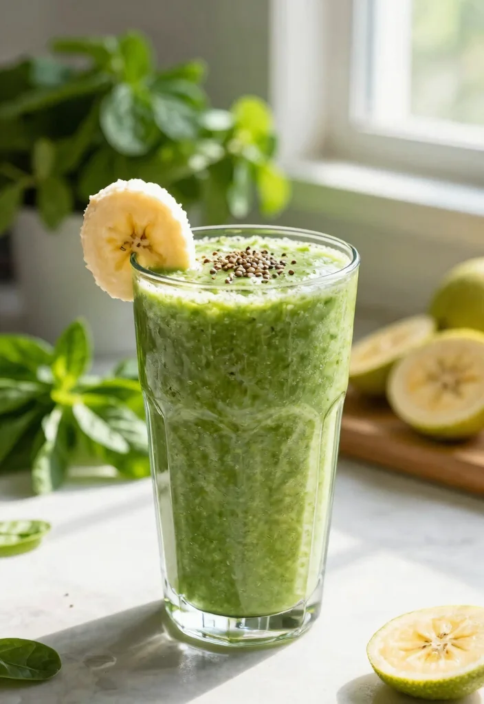 10 High Protein Raw Vegan Recipes for Clean Fuel - 2. Protein-Packed Green Smoothie 1