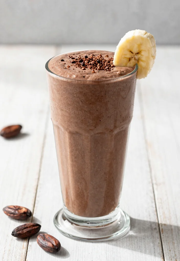 10 High Protein Raw Vegan Recipes for Clean Fuel - 9. Raw Chocolate Protein Smoothie 1