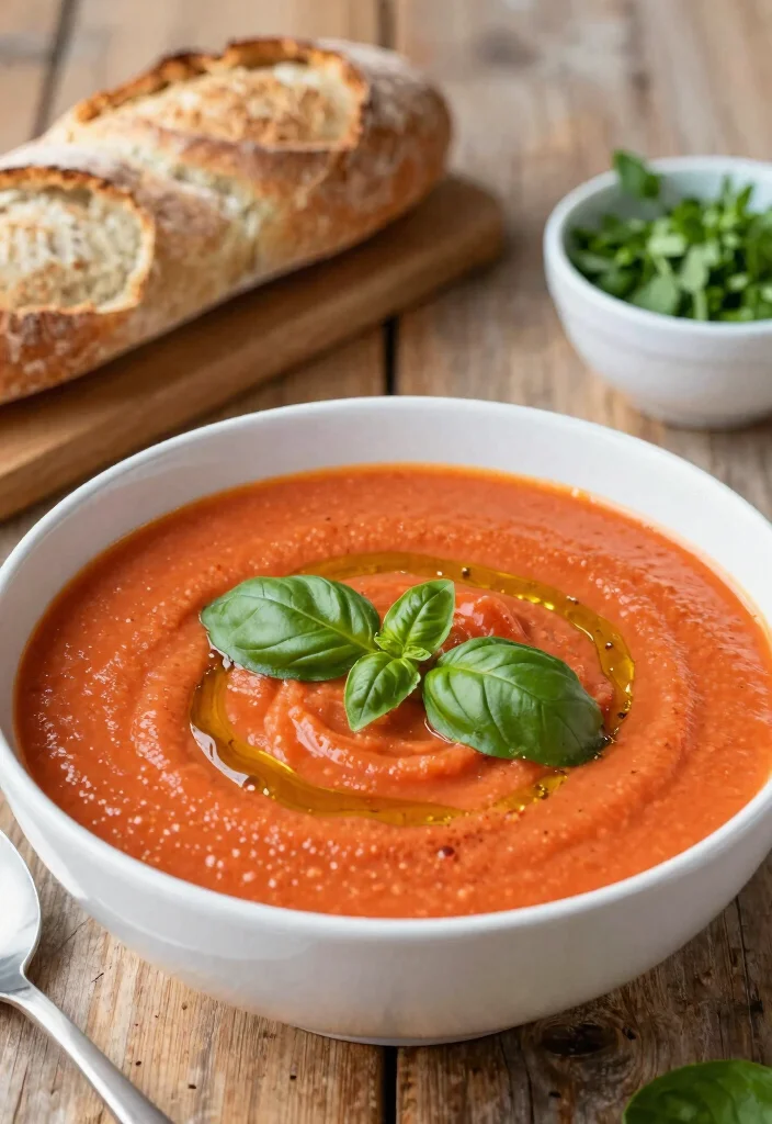 10 Ina Garten Style Dinner Recipes for Elegant Comfort - 2. Creamy Tomato Basil Soup 1