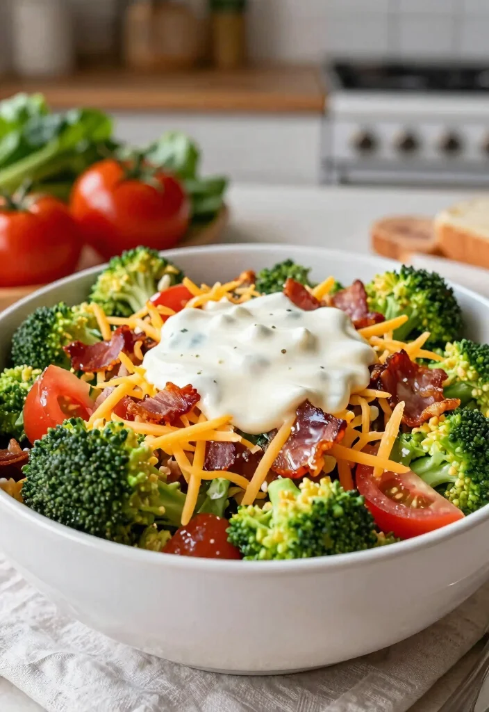 10 Keto Broccoli Slaw Recipes for Crunchy Low Carb Sides - 10. Loaded Broccoli Slaw 1