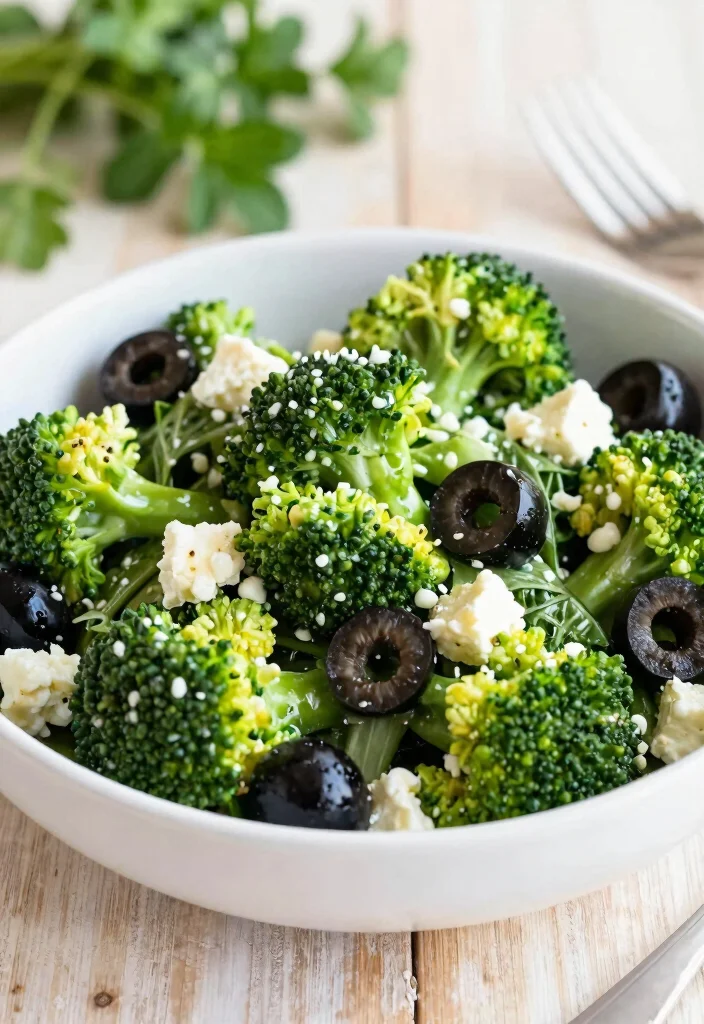 10 Keto Broccoli Slaw Recipes for Crunchy Low Carb Sides - 6. Mediterranean Broccoli Slaw 1