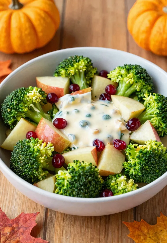 10 Keto Broccoli Slaw Recipes for Crunchy Low Carb Sides - 7. Apple-Cranberry Broccoli Slaw 1