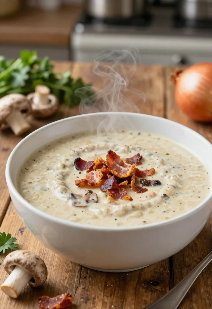 10 Keto Mushroom Soup Recipes for Cozy Low Carb Bowls - 2. Keto Mushroom Chowder 1