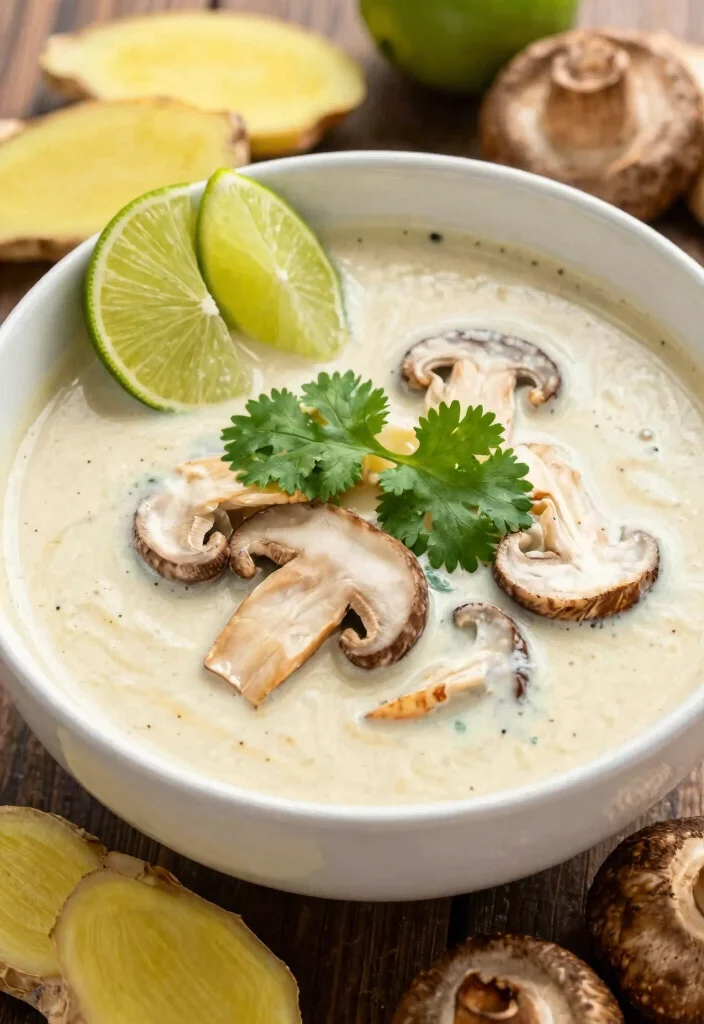 10 Keto Mushroom Soup Recipes for Cozy Low Carb Bowls - 7. Thai Coconut Mushroom Soup 1