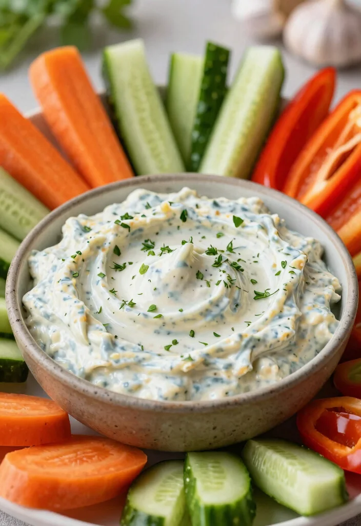 10 Keto Sour Cream Recipes for Creamy Low Carb Dishes 1. Creamy Garlic and Herb Dip 0