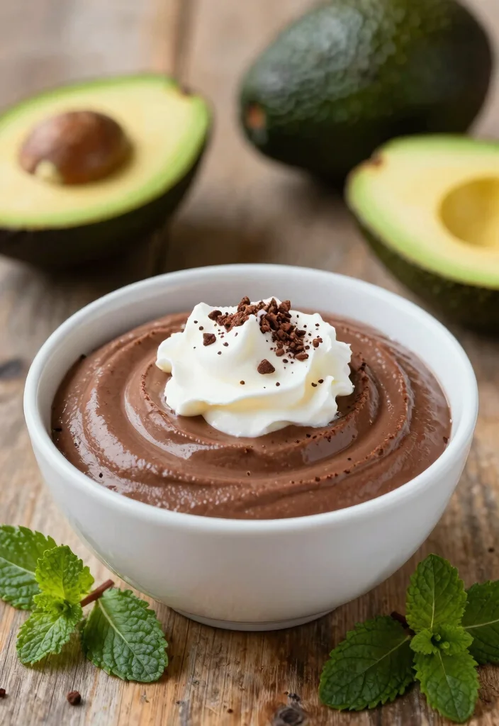 10 Mousse Dessert Recipes for Light and Creamy Sweet Treats - 1. Creamy Chocolate Avocado Mousse 1