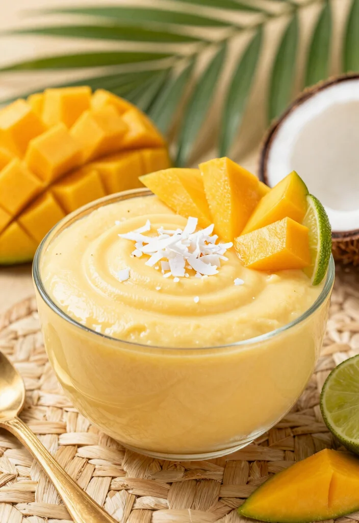 10 Mousse Dessert Recipes for Light and Creamy Sweet Treats - 3. Mango Coconut Mousse 1