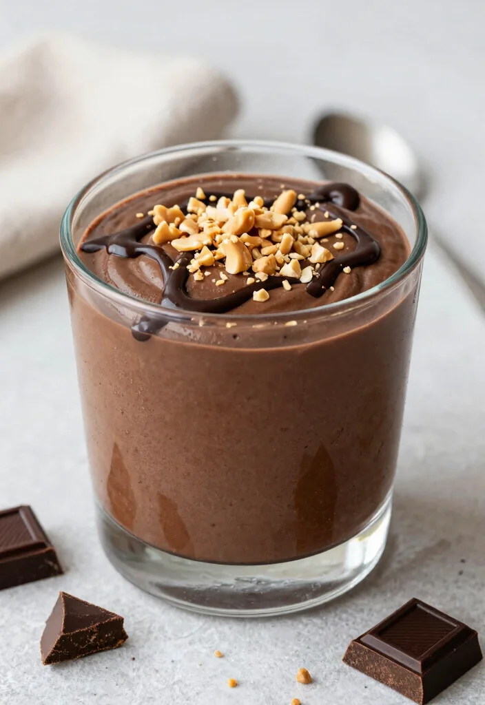 10 Mousse Dessert Recipes for Light and Creamy Sweet Treats - 6. Chocolate Peanut Butter Mousse 1