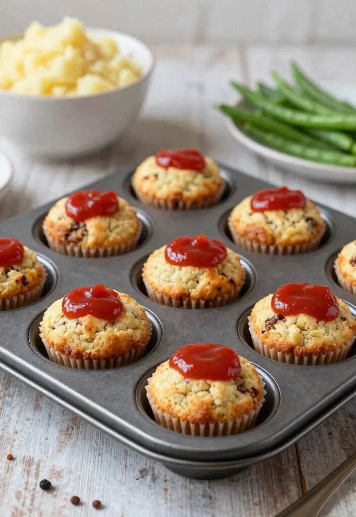 10 Muffin Tin Dinner Recipes for Easy Portion Control - 7. Mini Meatloaf Muffins 1