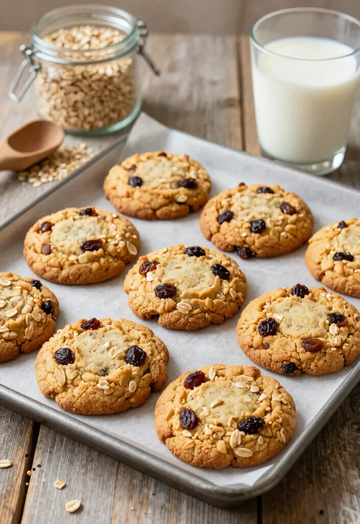 10 Nut Free Dessert Recipes Safe for Allergy Friendly Baking - 6. Oatmeal Raisin Cookies 1